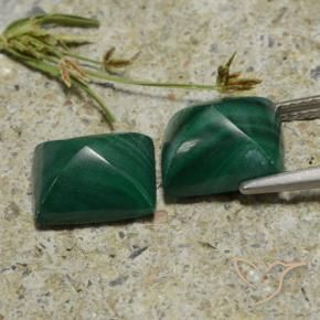 Shop natural 9.58ct Medium Green  マラカイト gems, バゲット, from コンゴ at GemSelect. In stock, global shipping!