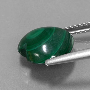 4.49カラットの天然マルチカラーグリーンマラカイト、ハート型、オペーク