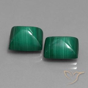 Shop natural 13.53ct グリーン マラカイト gems, バゲット, from コンゴ at GemSelect. In stock, global shipping!