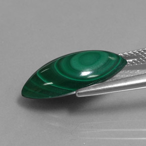 7.72カラットの天然マルチカラーグリーンマラカイト、マーキーズ、オペーク