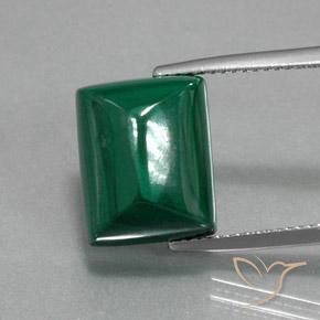 15.53ct 天然 グリーン マラカイト, バゲット, オペーク