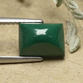 3.29カラットの天然マルチカラーグリーンマラカイト、バゲット、オペーク