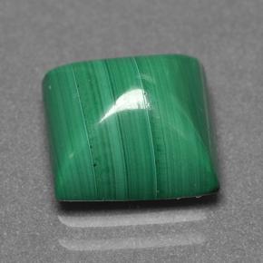 4.58カラットの天然マルチカラーグリーンマラカイト（8.9×8.7 mm・四角）