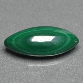 2.85カラットの天然マルチカラーグリーンマラカイト（13×6.2 mm・マーキス）