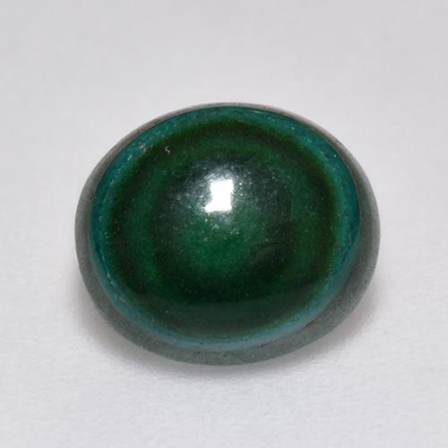 2.18カラットの天然グリーンマラカイト（8.1×7 mm・オーバルカット）