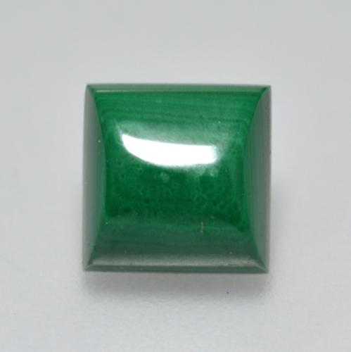 2.51カラットの天然ミディアムグリーンマラカイト（7×7 mm・四角）