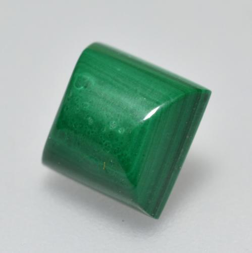 2.51カラットの天然ミディアムグリーンマラカイト（7×7 mm・四角）