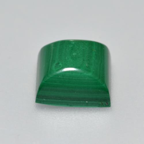 2.51カラットの天然ミディアムグリーンマラカイト（7×7 mm・四角）