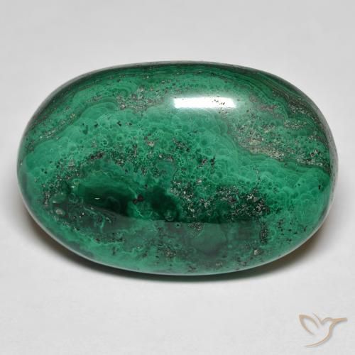 29.33ct 天然 グリーン マラカイト, 楕円形, オペーク