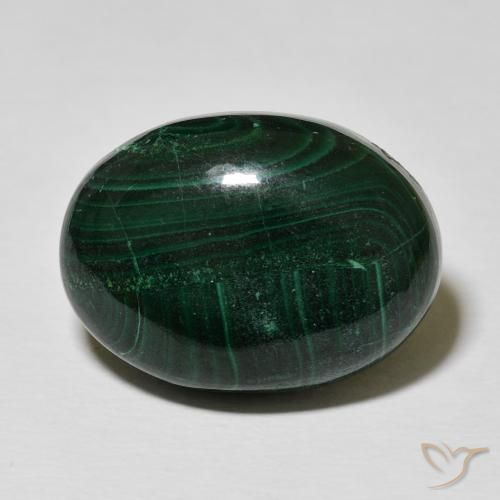 29.26ct 天然 マルチカラーグリーン マラカイト, 楕円形, オペーク