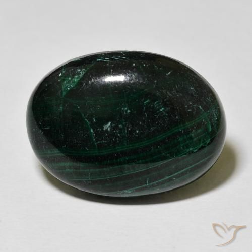 27.90ct 天然 マルチカラーグリーン マラカイト, 楕円形, オペーク