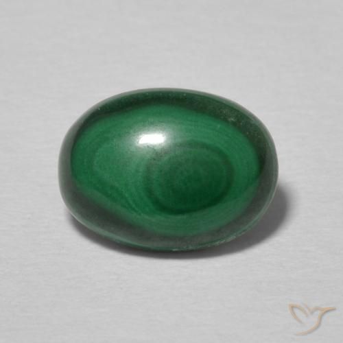 2.21ct 天然 マルチカラーグリーン マラカイト, 楕円形, オペーク