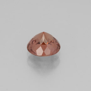 1.29カラットの天然ローズマレーアン ガーネット（6.51 mm・ラウンドカット）