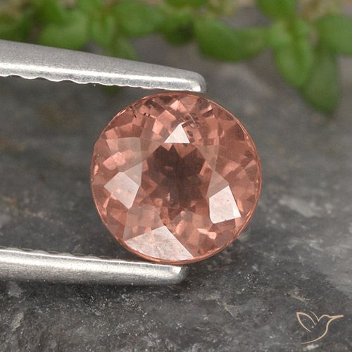 1.02ct 天然 ラズベリーピンク マレーアン ガーネット, ラウンド, VS