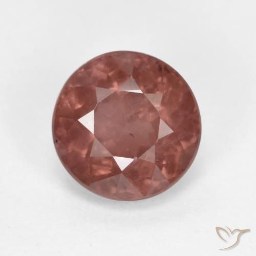 1.19ct 天然 ラズベリーピンク マレーアン ガーネット, ラウンド, VS