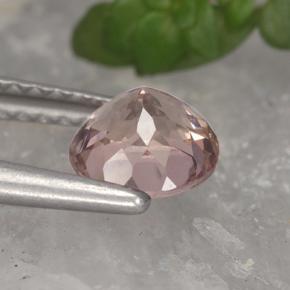 1.07カラットの天然インディアンレッドマレーシア産ガーネット、ラウンドカット、VS