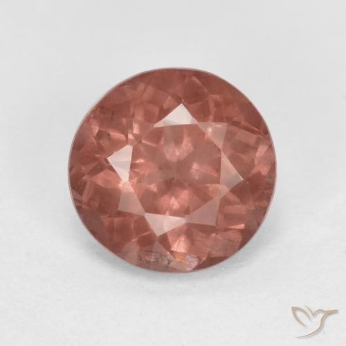 0.83ct 天然 ミディアムピンク マレーアン ガーネット, ラウンド, VS