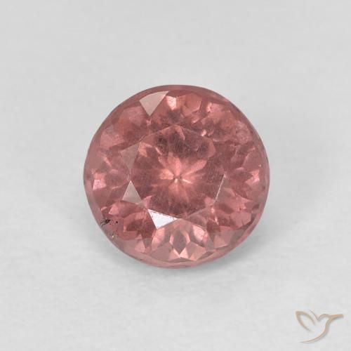 0.80ct 天然 ミディアムピンク マレーアン ガーネット, ラウンド, VS