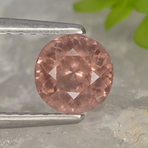 0.84ct 天然 ミディアムピンク マレーアン ガーネット, ラウンド, VS