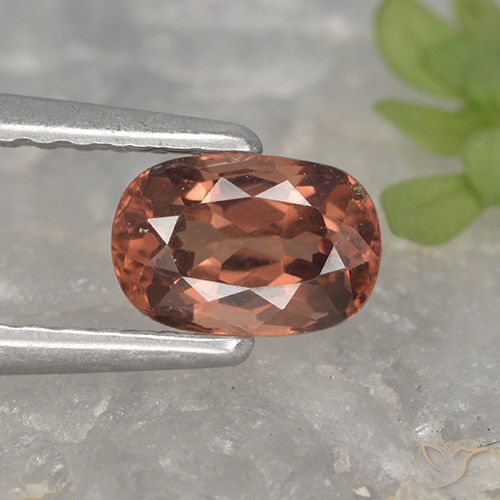 0.79ct 天然 ディープローズレッド マレーアン ガーネット, クッション, VVS-VS