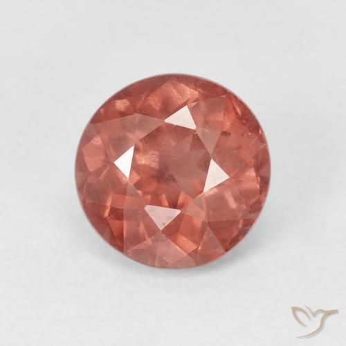 1.86ct 天然 赤みがかったピンク マレーアン ガーネット, ラウンド, VS