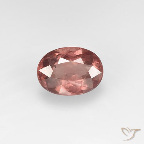 1.65ct 天然 薄いブリックレッド マレーアン ガーネット, 楕円形, VS