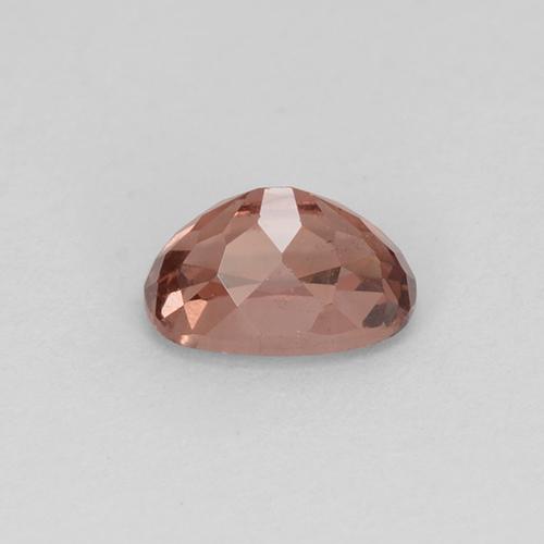 0.78カラットの天然赤みがかったピンクマレーアン ガーネット（6.1×4.3 mm・オーバルカット）