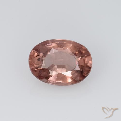 1.12ct 天然 薄いブリックレッド マレーアン ガーネット, 楕円形, VS