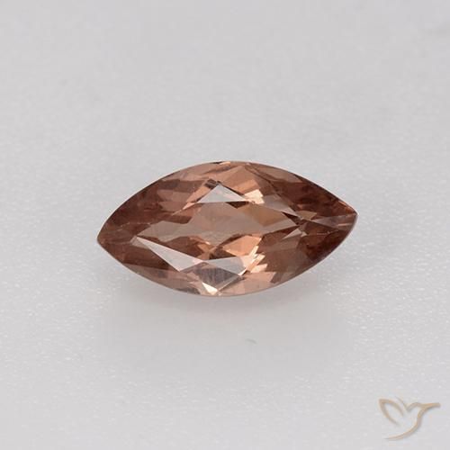 1.17ct 天然 薄いシナモンブラウン マレーアン ガーネット, マーキーズ, VVS-VS