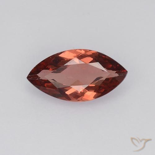 0.92ct 天然 ウォームレッド マレーアン ガーネット, マーキーズ, VVS-VS