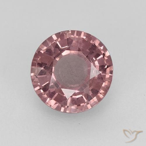 0.83ct 天然 パープルピンク マレーアン ガーネット, ラウンド, VS