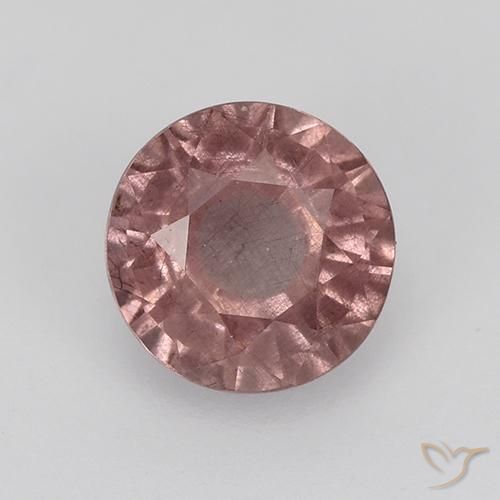 0.92ct 天然 ローズピンク マレーアン ガーネット, ラウンド, VS-SI