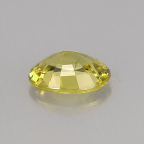 1.41カラットの天然緑がかった黄色マリガーネット（8.3×6 mm・オーバルカット）