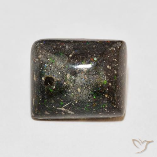 8.92ct 天然 マルチカラー マトリックスオパール, バゲット, オペーク