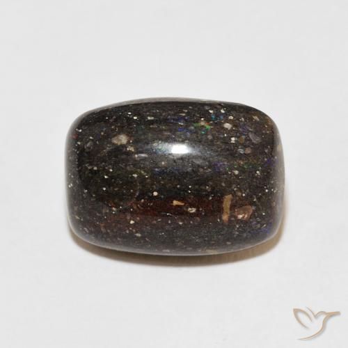 6.86ct 天然 マルチカラー Matrix Opal, クッション, オペーク