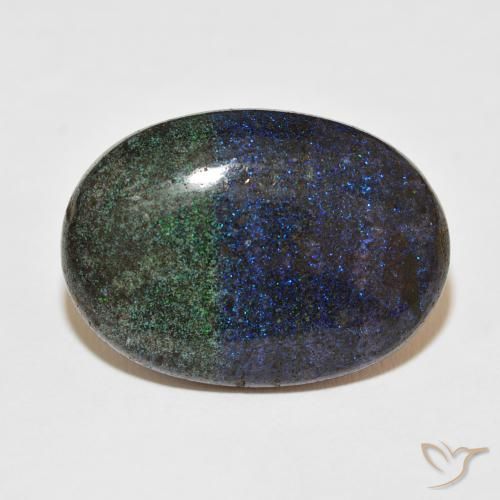 27.00ct 天然 マルチカラー Matrix Opal, 楕円形, オペーク