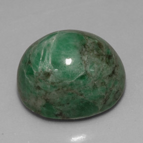 11.79カラットの天然グリーンマウシットシット（14.2×12.1 mm・オーバルカット）