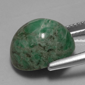11.79カラットの天然グリーンマウシットシット（14.2×12.1 mm・オーバルカット）