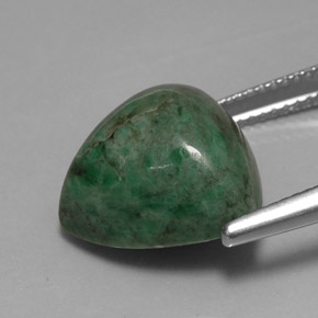 12.52カラットの天然グリーンマウシットシット（14.2×14.1 mm・トリリアント）