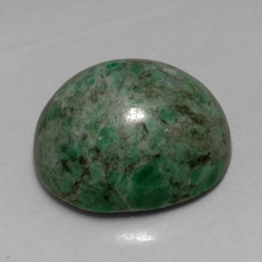 9.84カラットの天然グリーンマウシットシット（14.1×12 mm・オーバルカット）