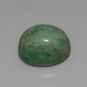 9.19カラットの天然グリーンマウシットシット（13.3×10.8 mm・オーバルカット）