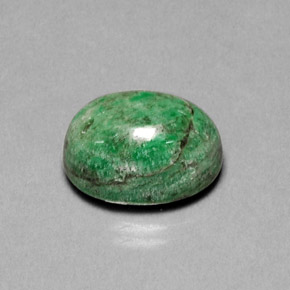 11.30カラットの天然グリーンマウシットシット（14.9×11.1 mm・オーバルカット）