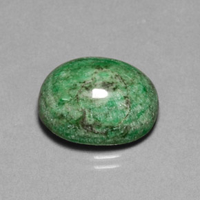 13.55カラットの天然グリーンマウシットシット（16.2×13.5 mm・オーバルカット）