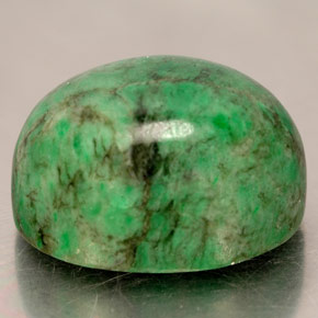 19.74カラットの天然グリーンマウシットシット（16.9×13.4 mm・オーバルカット）