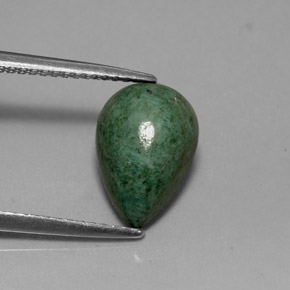 3.13カラットの天然グリーンマウシットシット（11.7×8 mm・洋梨の形）