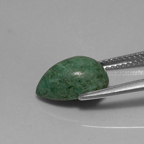 3.13カラットの天然グリーンマウシットシット（11.7×8 mm・洋梨の形）