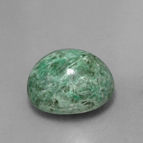 7.78カラットの天然グリーンマウシットシット（12.6×10.4 mm・オーバルカット）