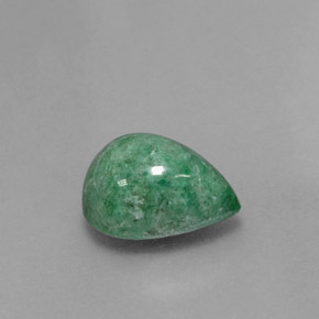 3.27カラットの天然グリーンマウシットシット（10.6×8 mm・洋梨の形）