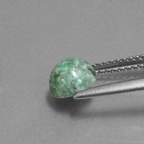 1.22カラットの天然グリーンマウシットシット（6.36 mm・ラウンドカット）