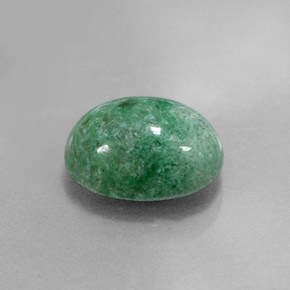 3.87カラットの天然グリーンマウシットシット（11.3×8.4 mm・オーバルカット）